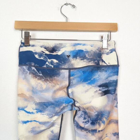 Wear It To Heart Sky Printed Activewear Leggings Size S - Picture 6 of 8